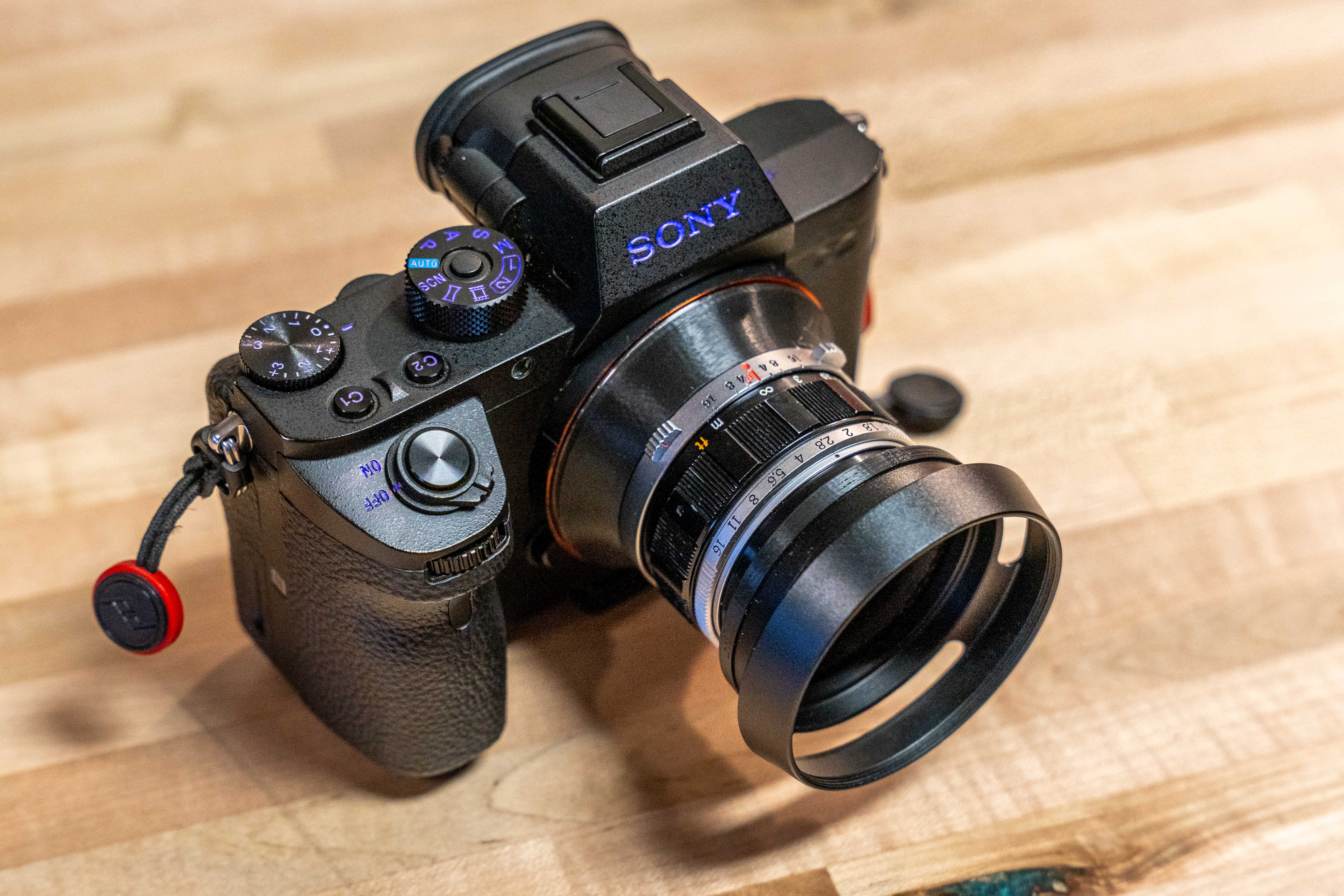 Olympus Pen F to Sony E mount lens adapter